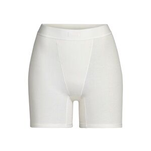 SKIMS Cotton Rib Boxer in Bone